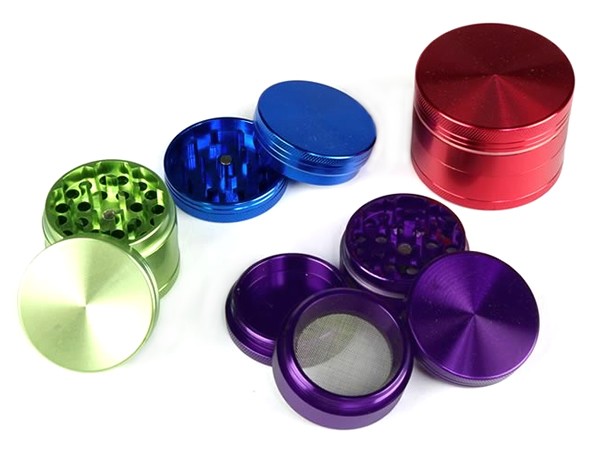 2 Part 50mm Herb Grinder Aluminium