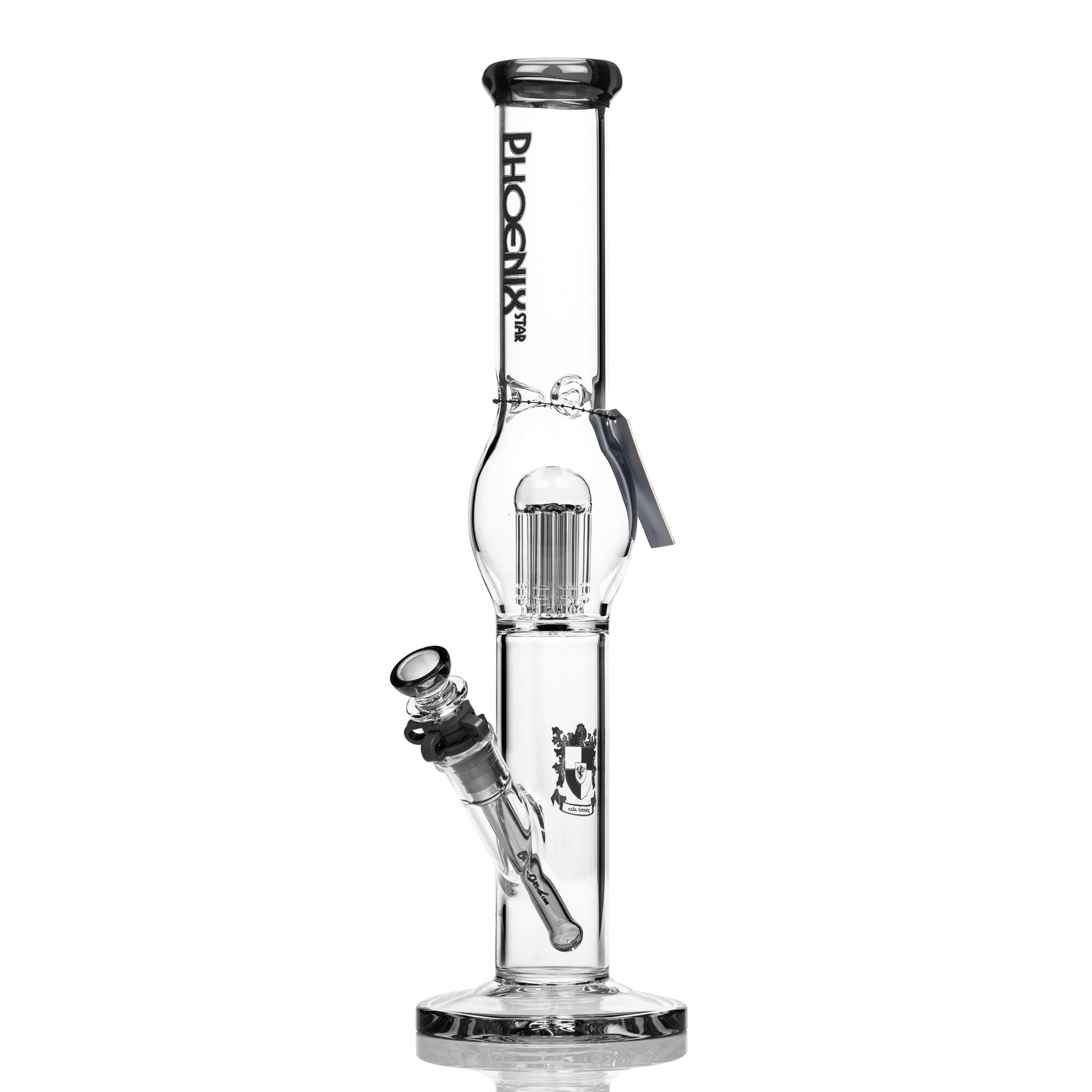 Phoenix 8arm Perc Tube Glass Bong Smoke 42cm