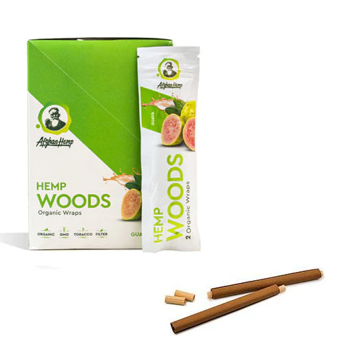 Australian wholesale Afghan woods guava flavoured hemp wraps.