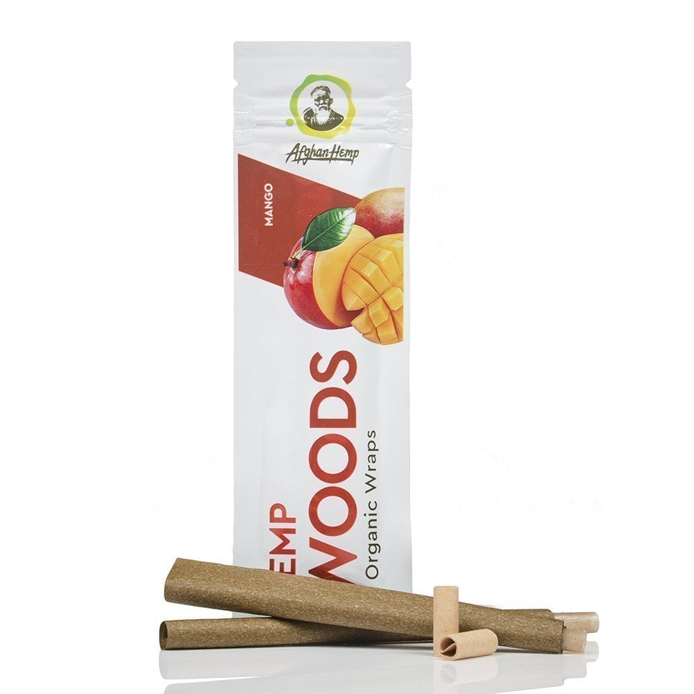 Afghan hemp woods mango flavoured blunt wraps for Australian smokers.
