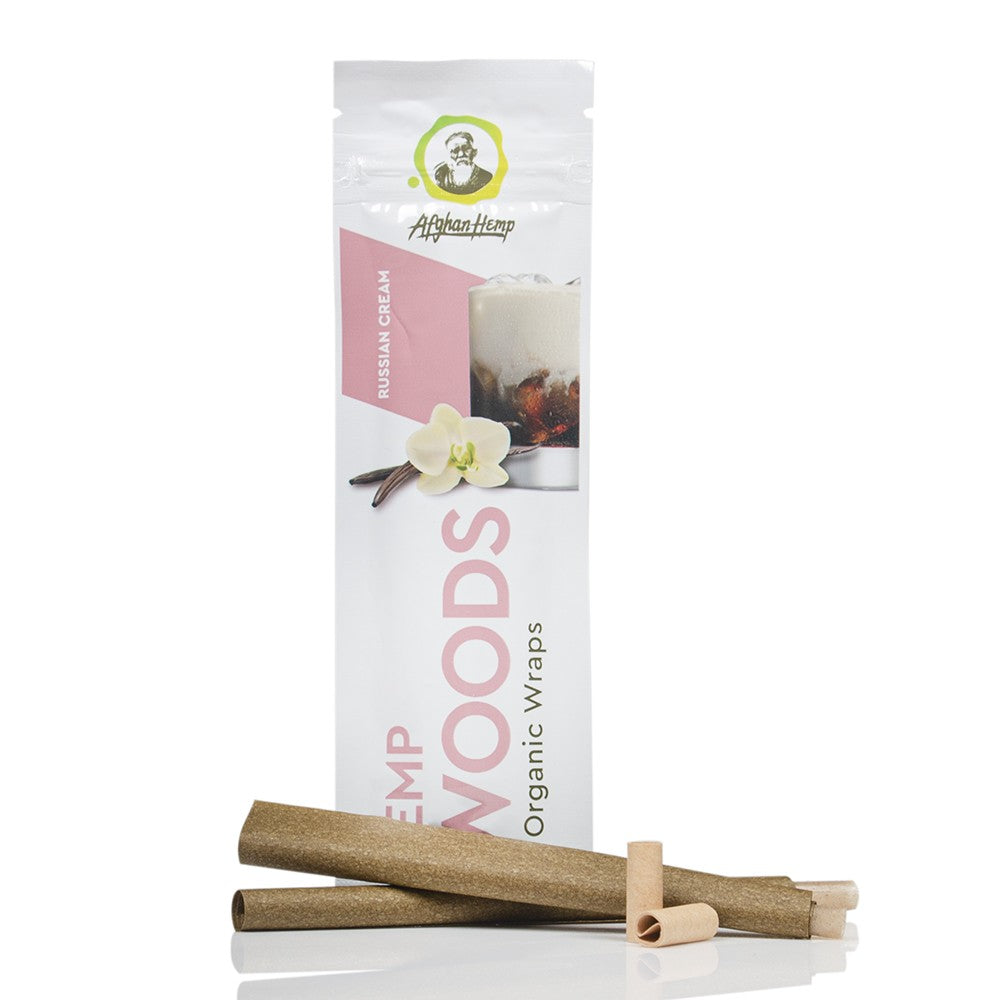 Afghan hemp woods flavoured blunt wraps and pre rolled cones.
