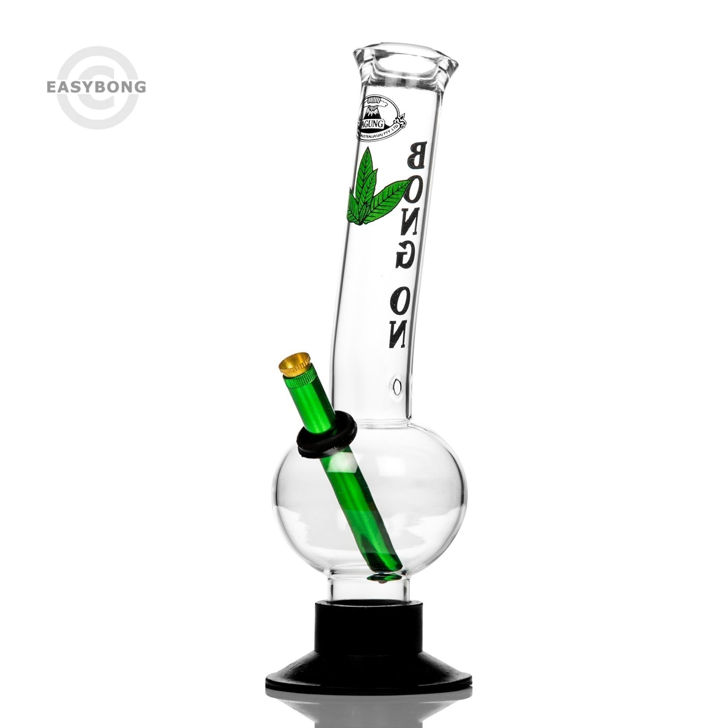 A classic Australian Agung glass bubble bong.
