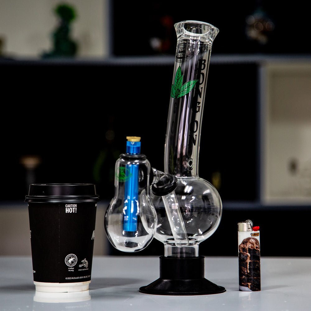 Agung Bong On Glass Bong Dble Chamber 1122 32cm
