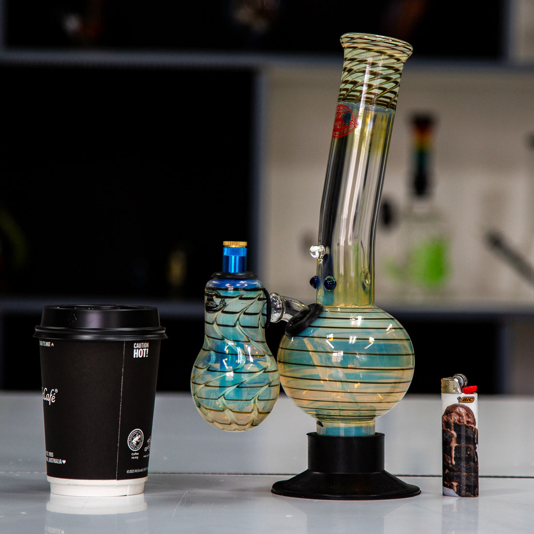 Agung Booster Bong Double Chamber Large 1163 32cm