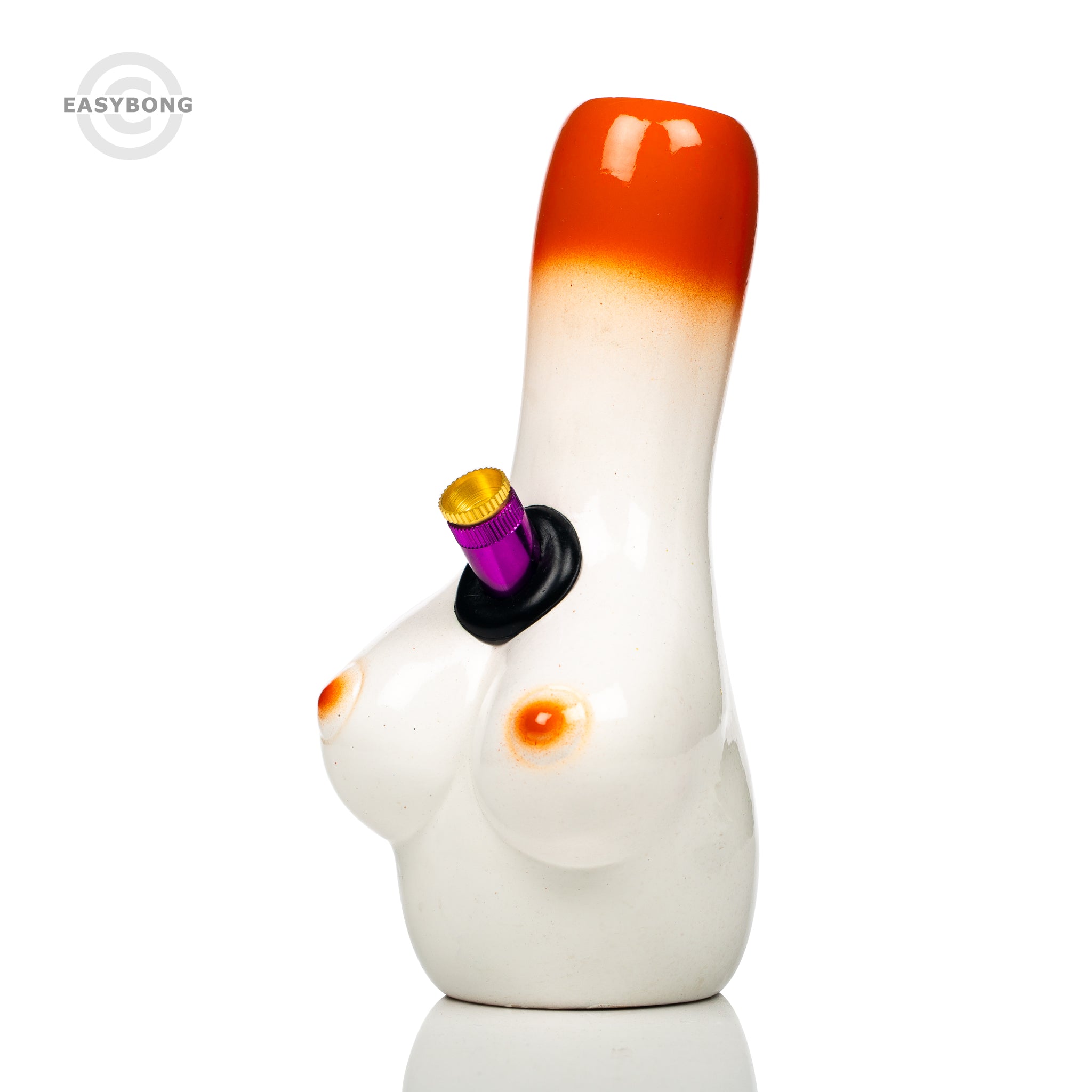 Agung Ceramic Boobs Bong 20cm Pale