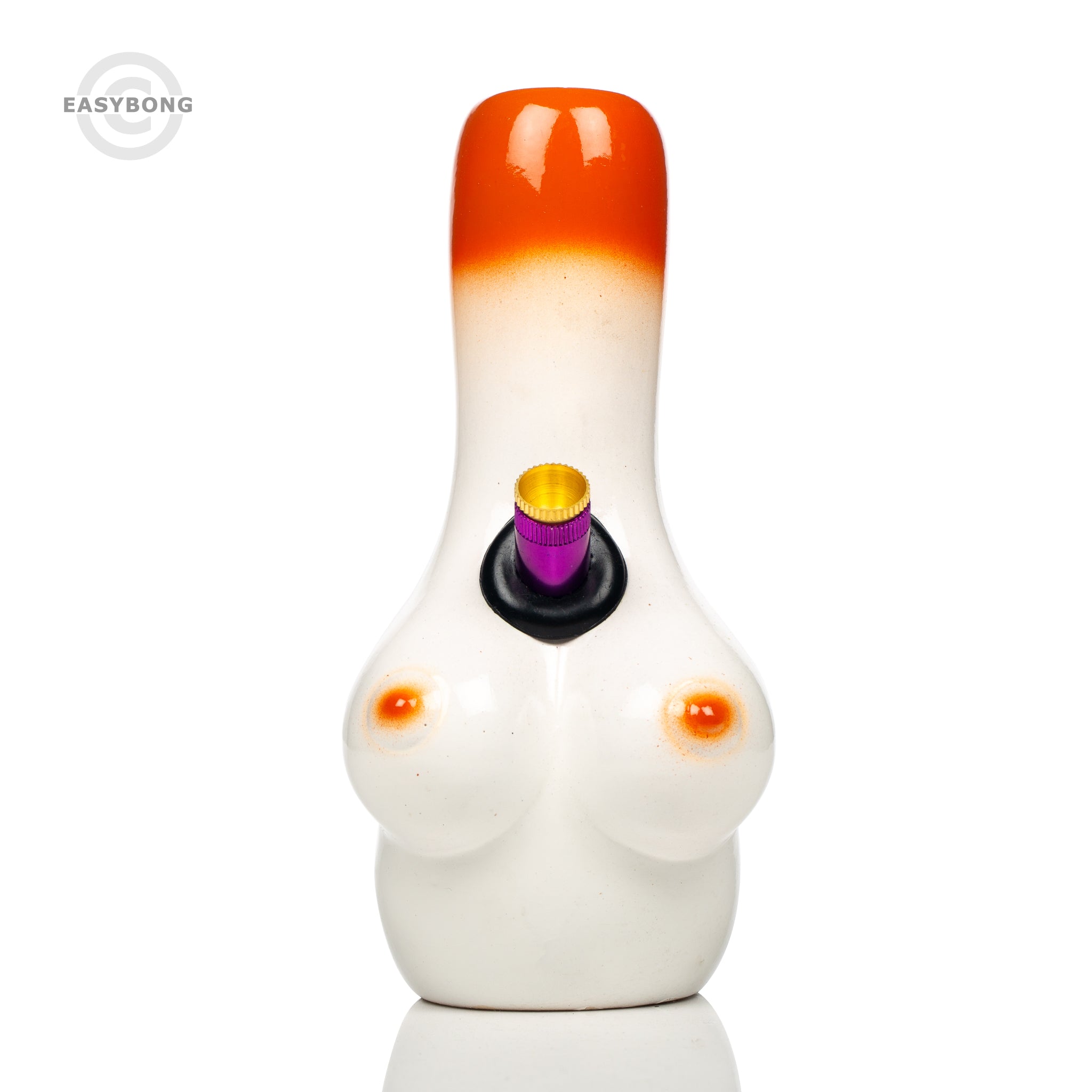 Agung Ceramic Boobs Bong 20cm Pale