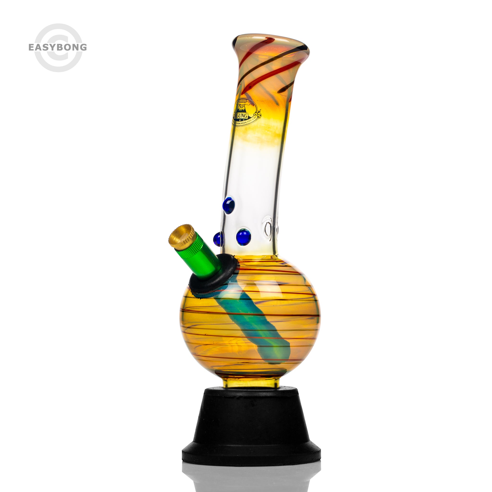 Agung Launcher Fumed Glass Bong 25cm