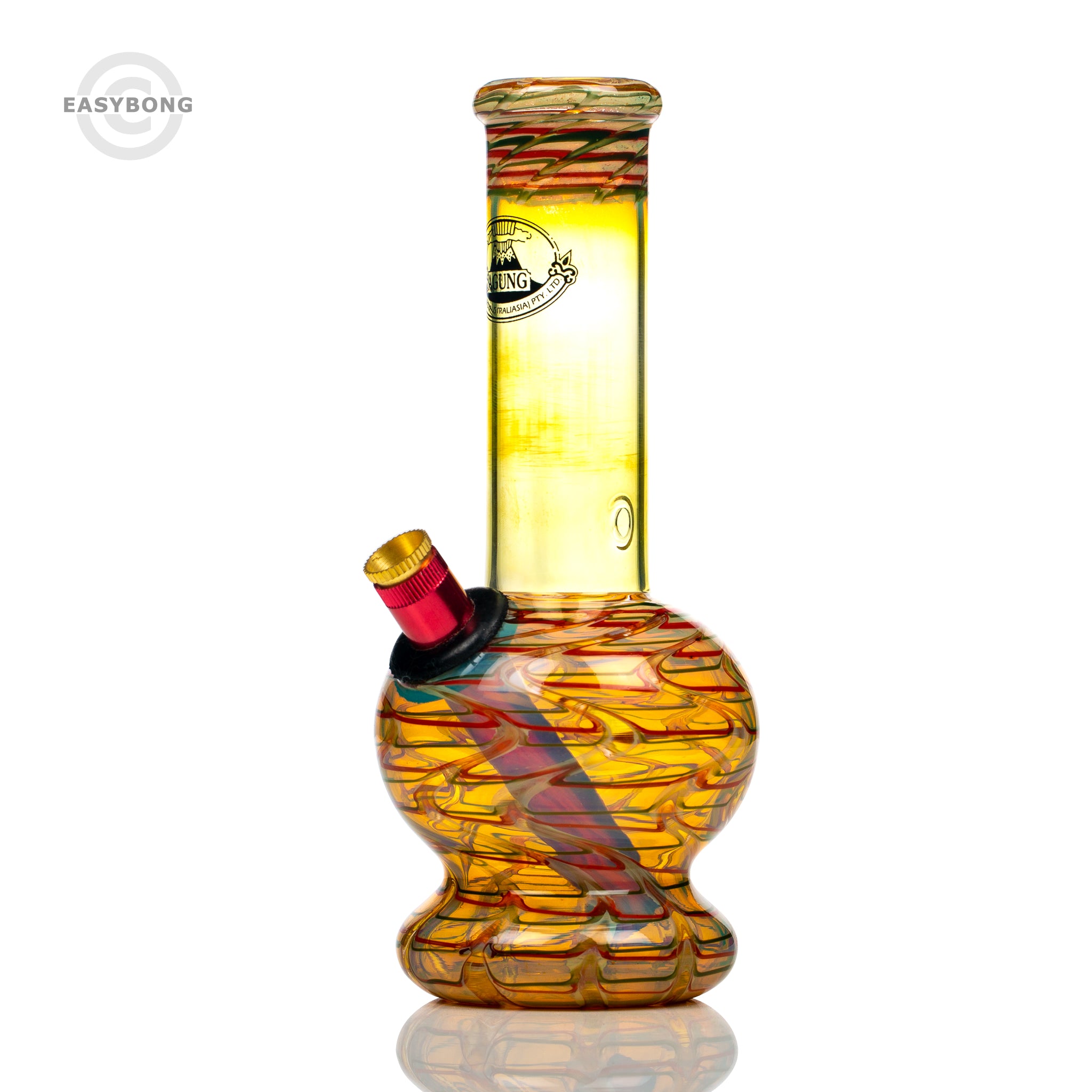 Agung Australian small sized glass bubble bong.