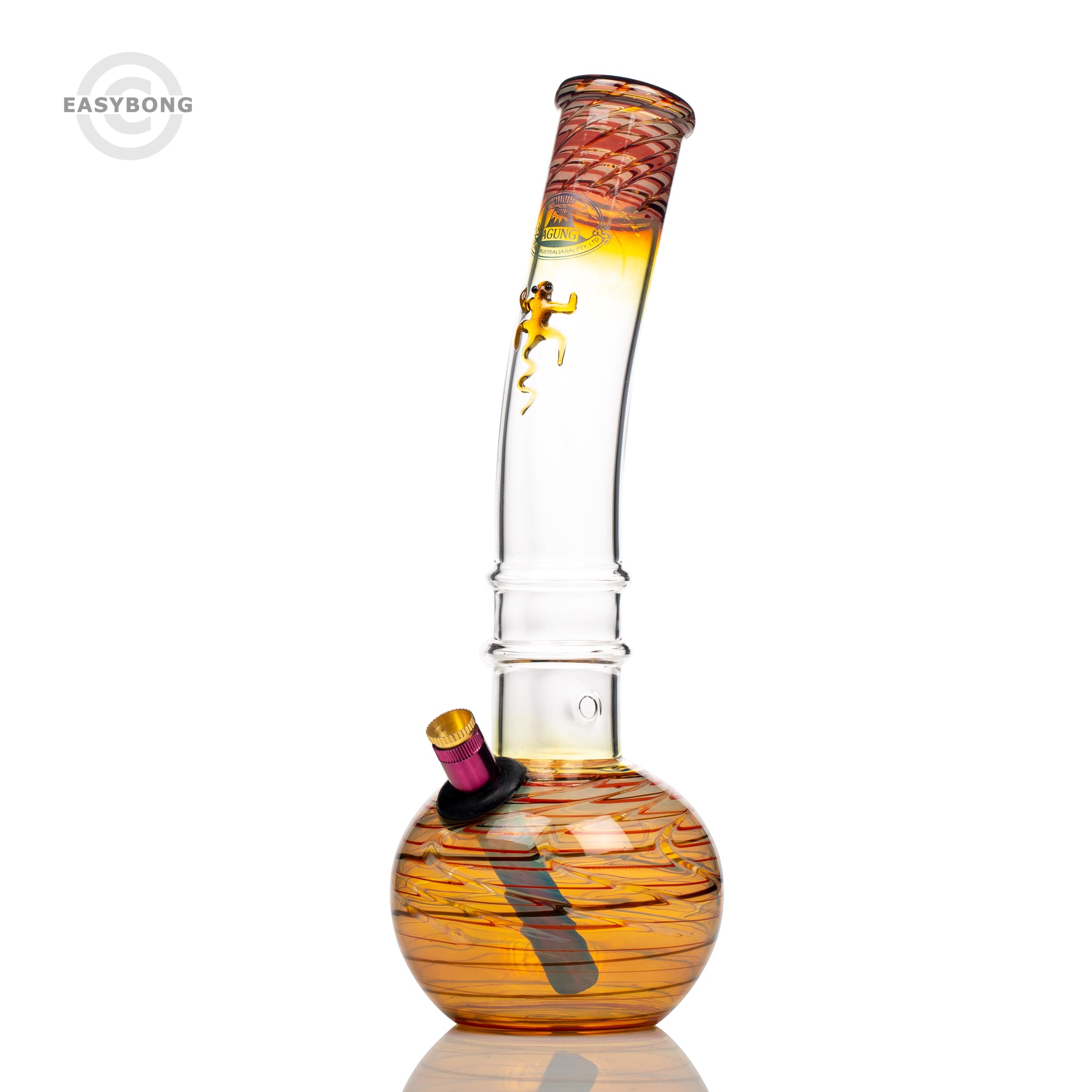 Agung Glass Bong Gold Fume 30cm
