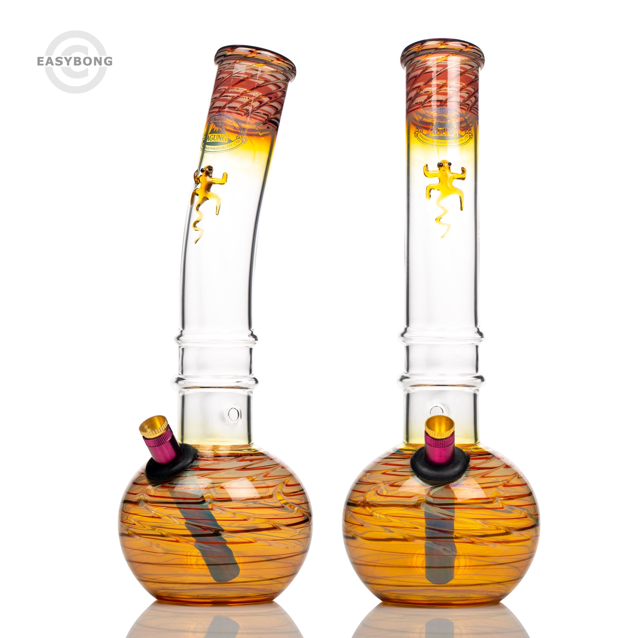 Agung Glass Bong Gold Fume 30cm