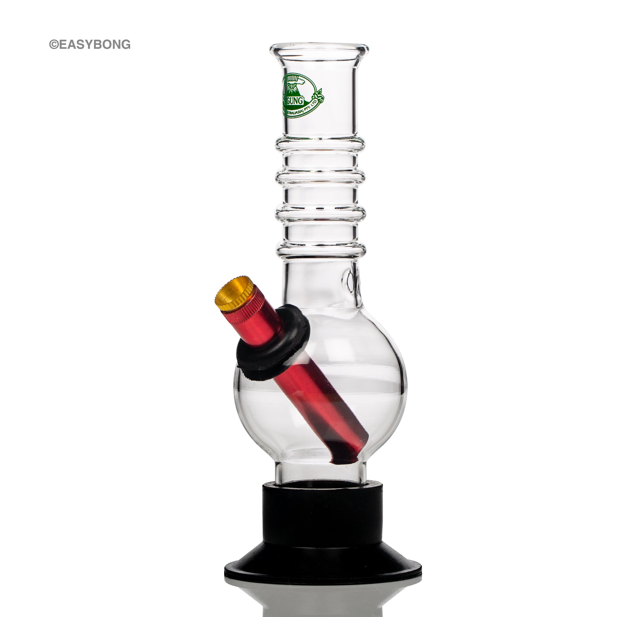 Agung handy bong, a cute smaller sized aussie style cheap glass bong.