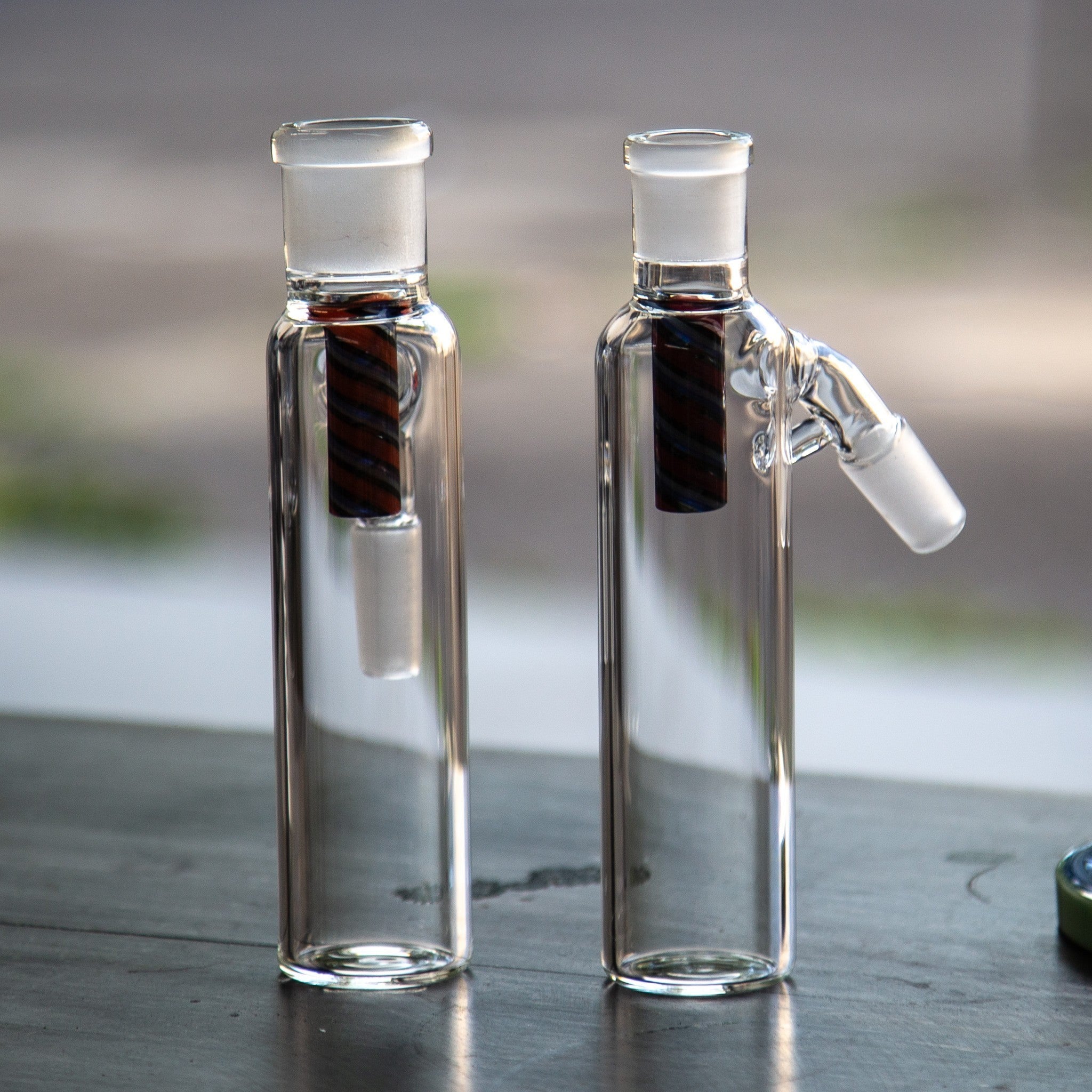 Ash catchers for glass bongs.