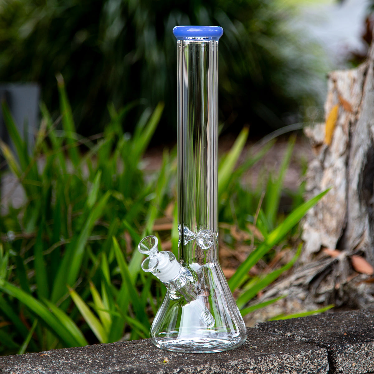 Easy Heavy Glass Beaker Bong 40cm Green
