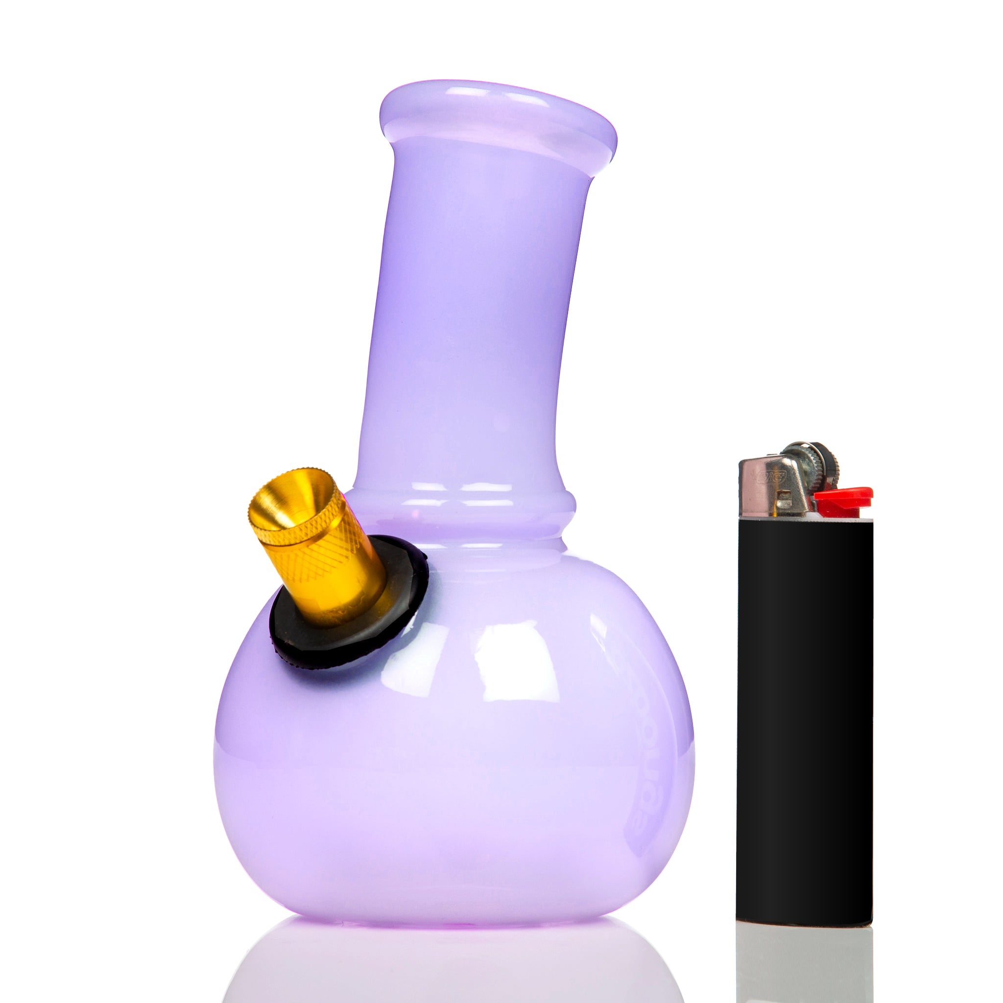 Purple Baby Bubble Glass Bong 15cm