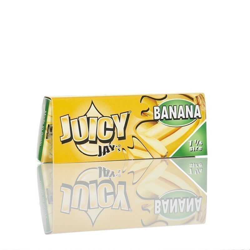 Juicy Jay’s banana flavoured joint rolling papers.