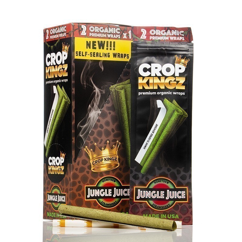 Flavoured blunt wraps and rolling papers for joints.
