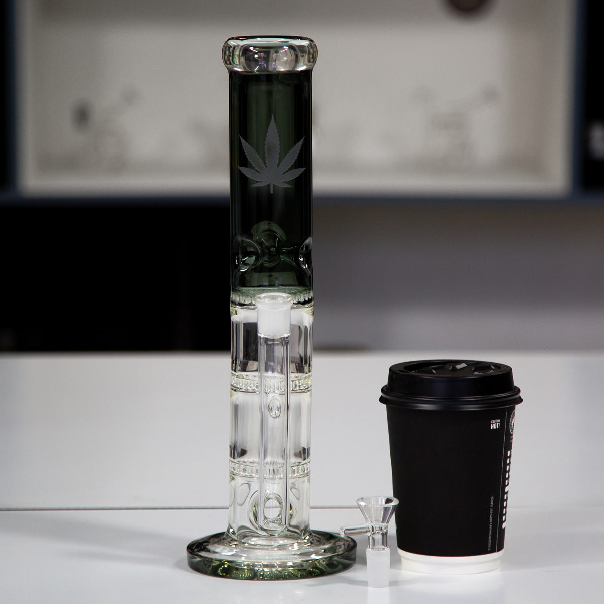 Easy Twin Honeycomb Sandblasted Bong