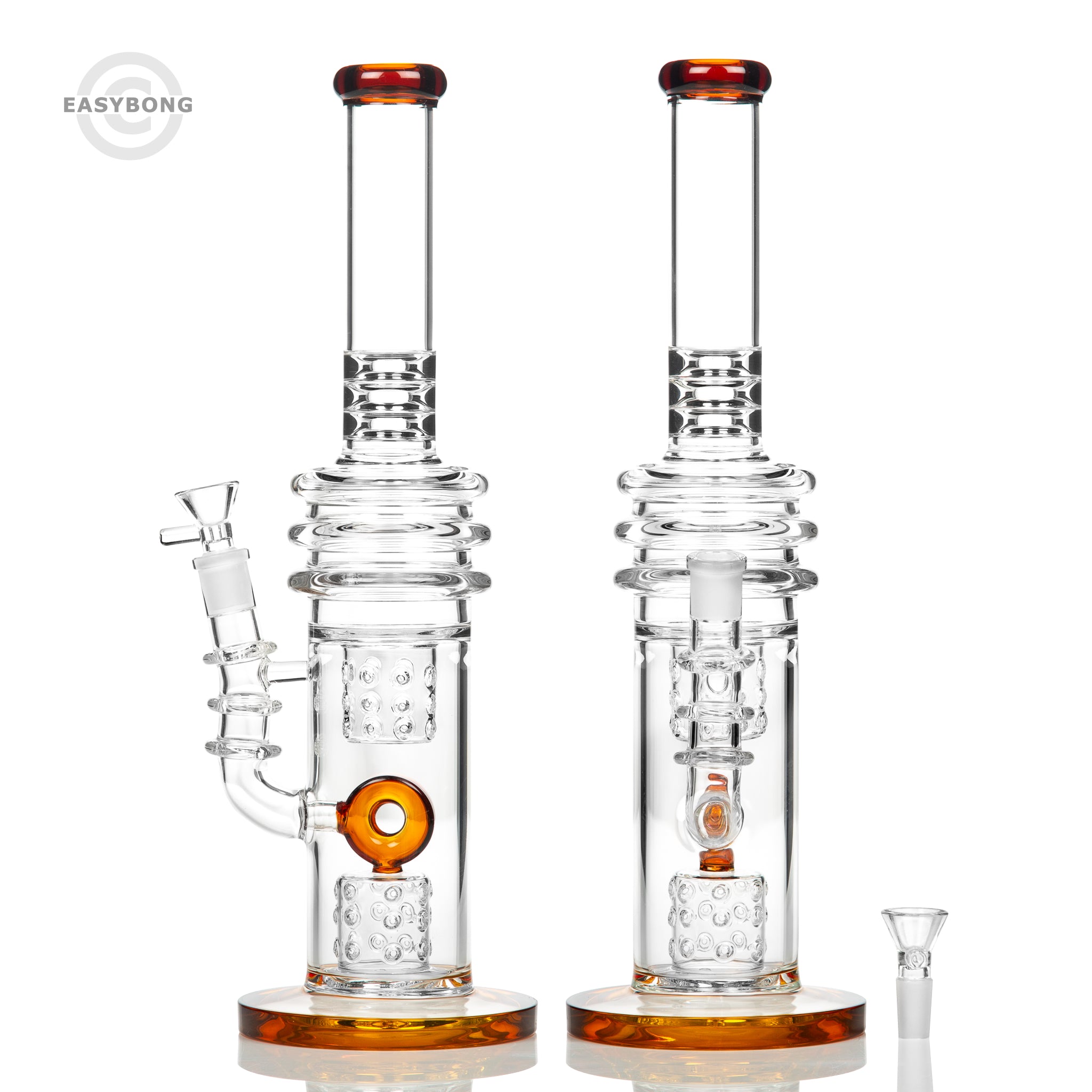 Donut perc glass bongs