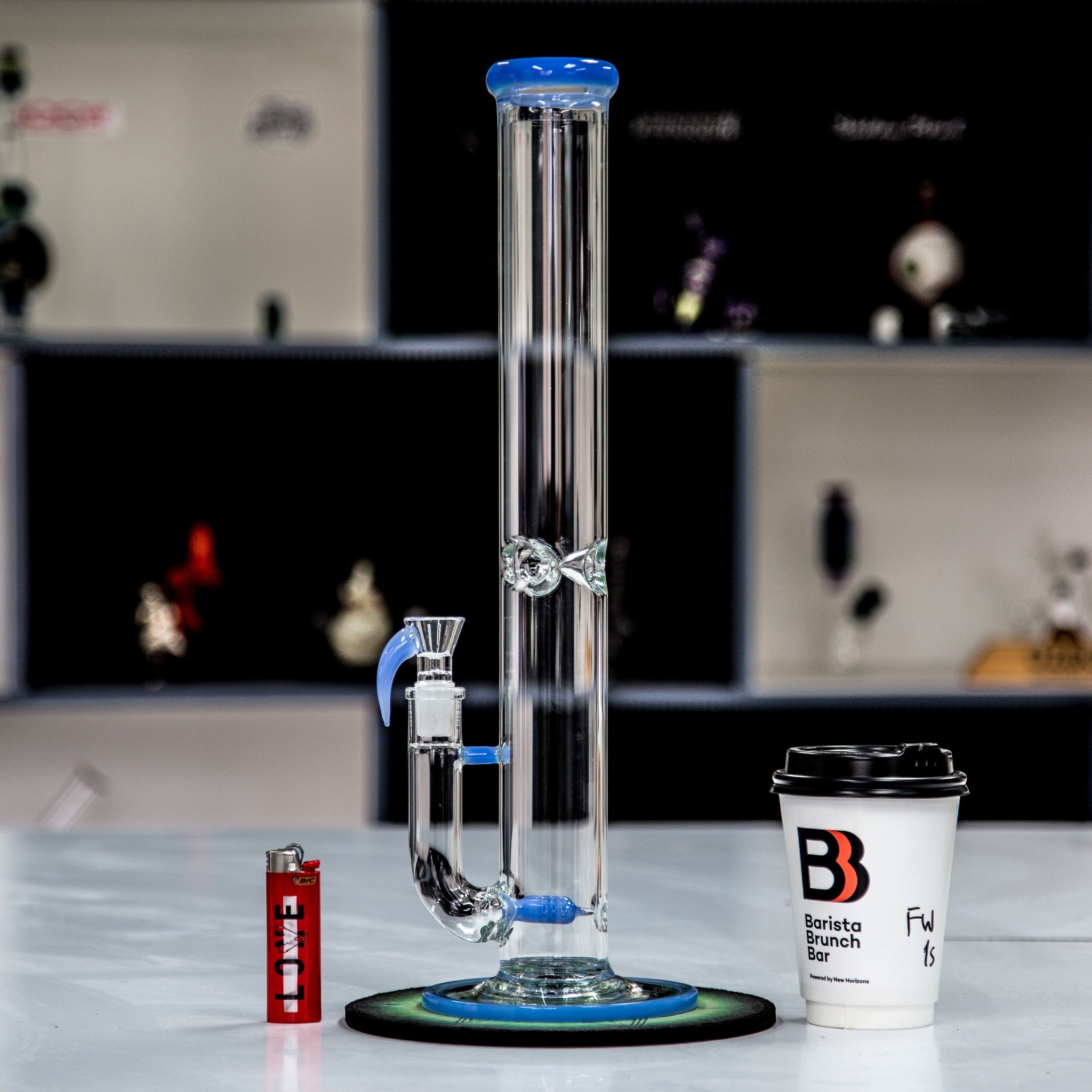 Twinline Double Inline Perc Bong 42cm Pink