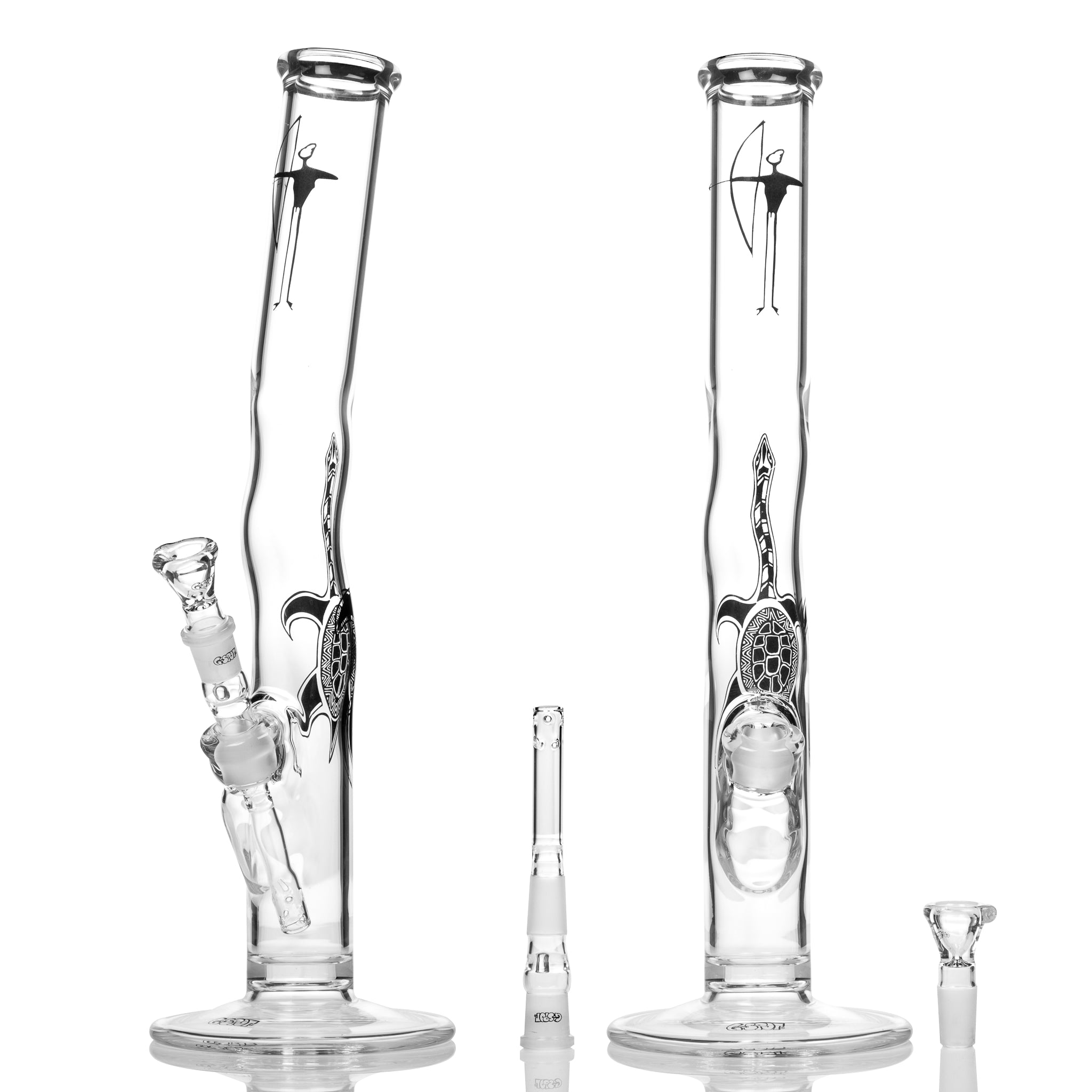 G-Spot glass bong with tribal designs