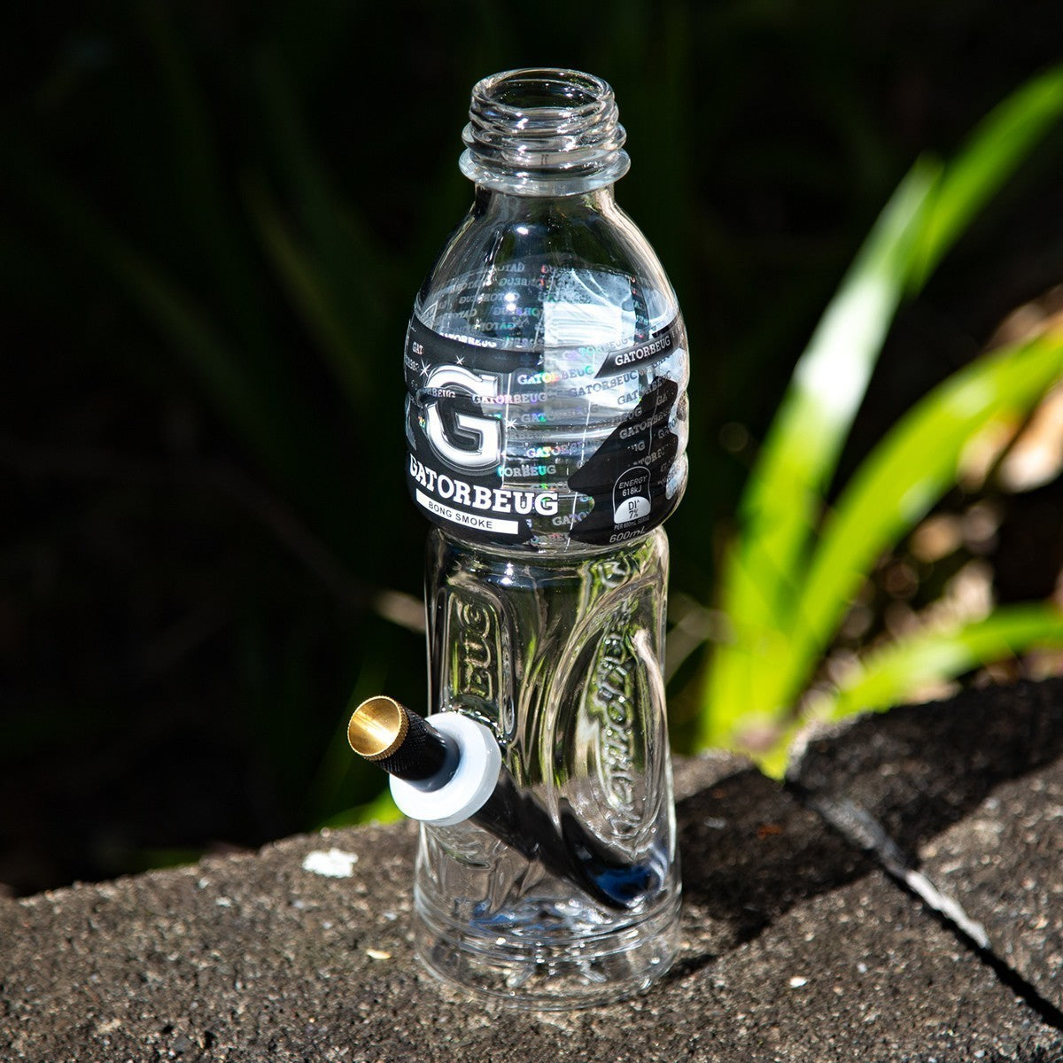 Gatorbeug Gator Bong G2 With Metal Stem Clear