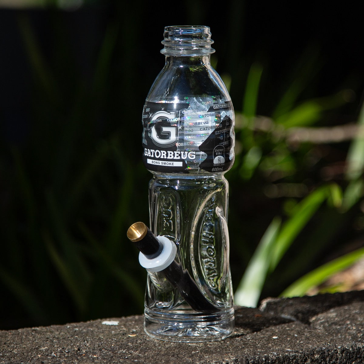 Gatorbeug Gator Bong G2 With Metal Stem Clear