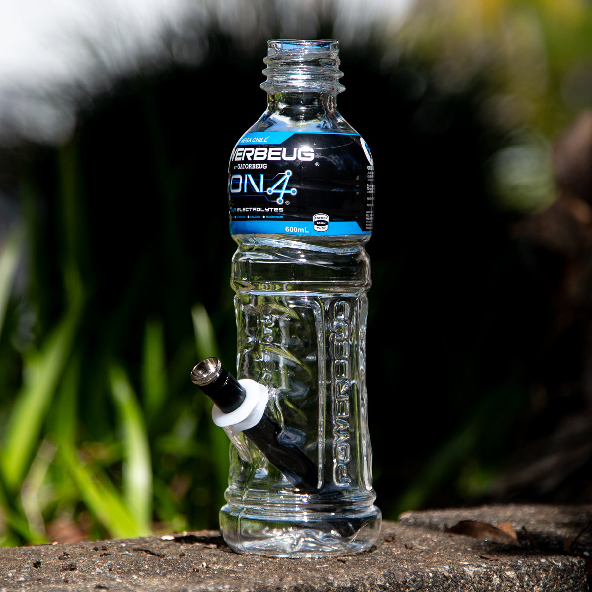 Gatorbeug powerbeug glass gator drink bottle bong