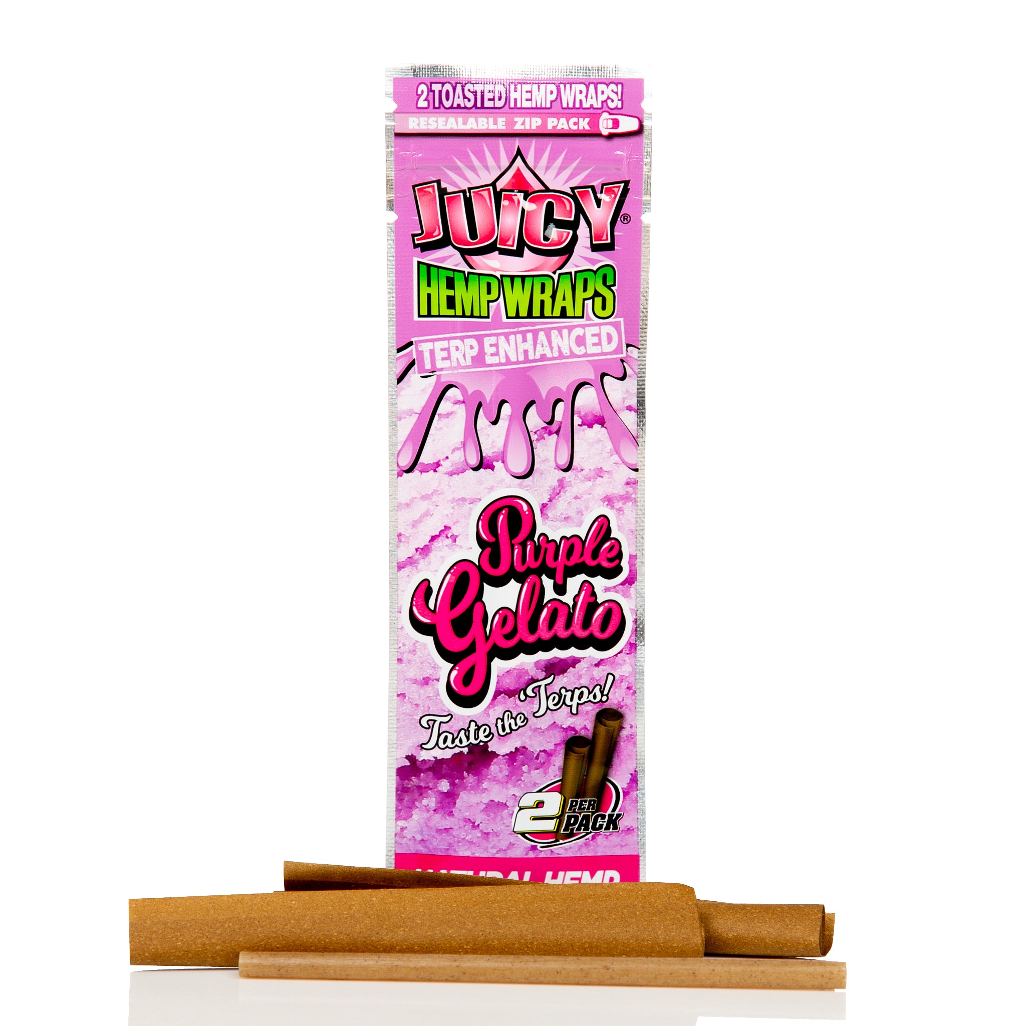 Juicy jays purple gelato hemp blunt wraps