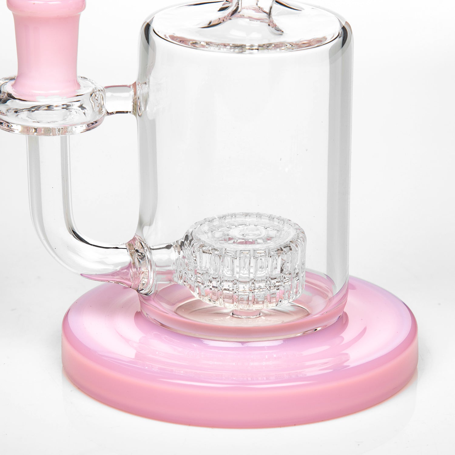 HITTN Glass Showerhead Dab Rig 21cm Pink