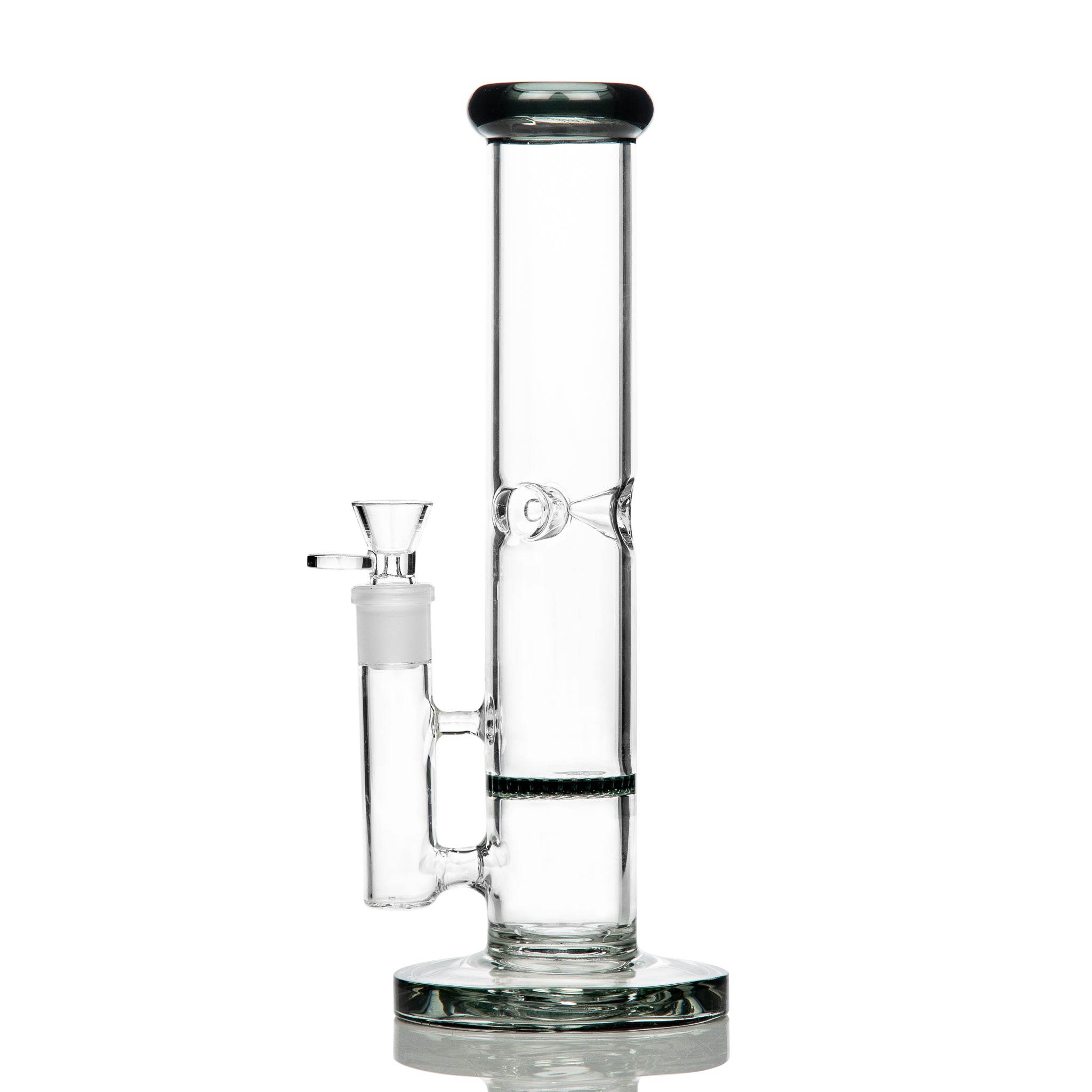 Honeycomb perc glass bong.