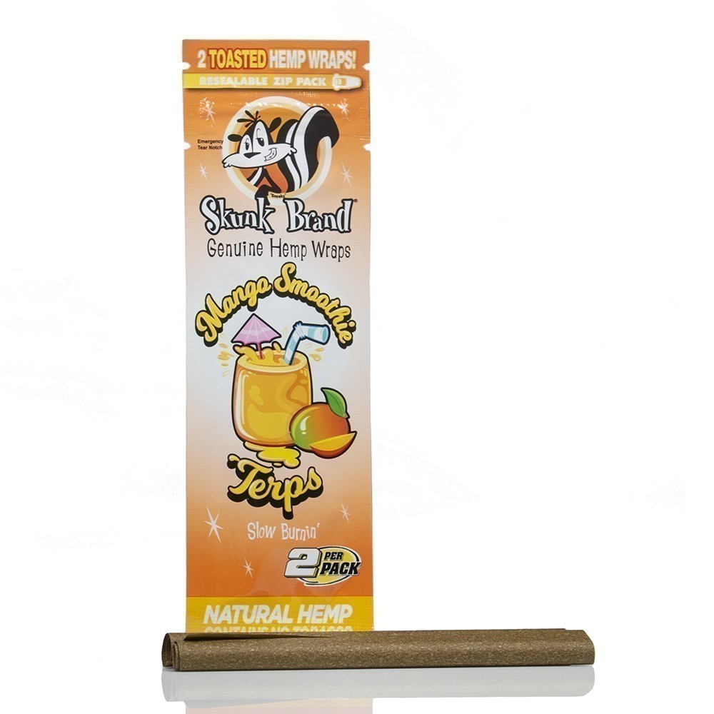 Skunk Brand Natural Hemp Wraps 2pk