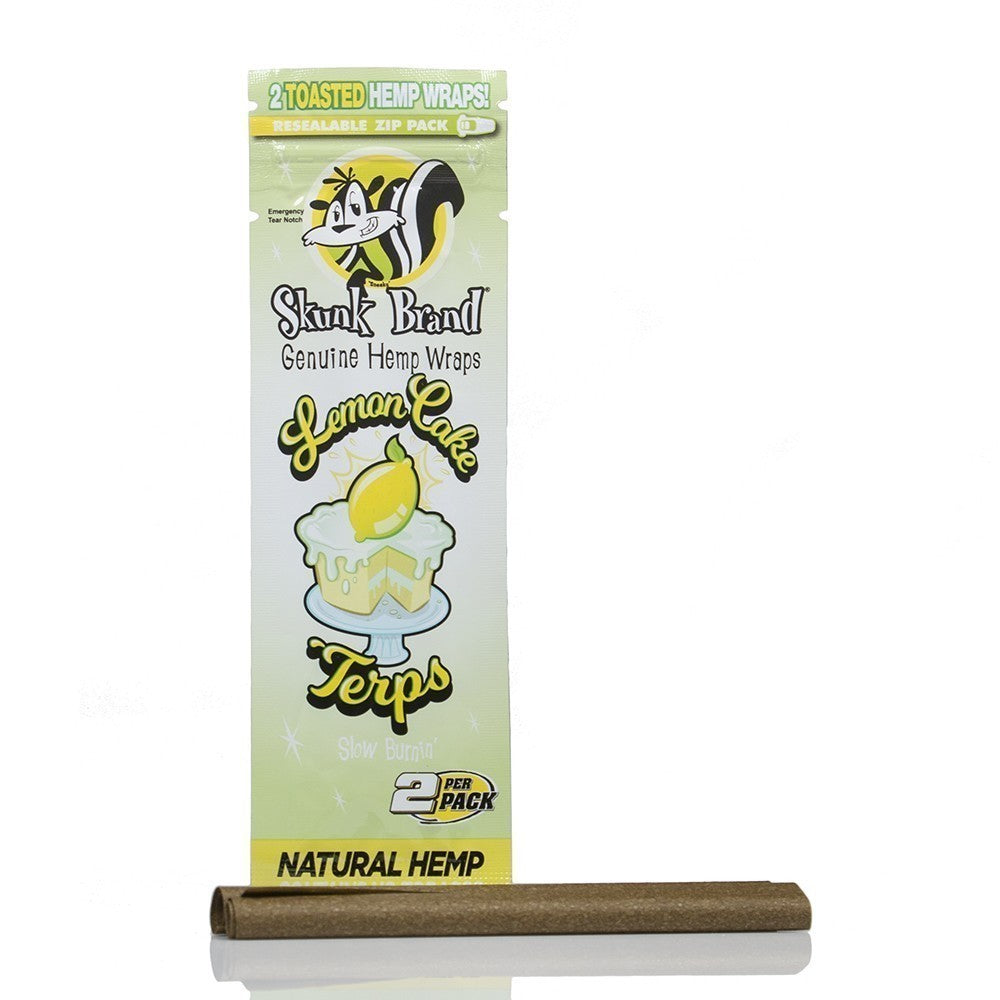 Skunk Brand Natural Hemp Wraps 2pk
