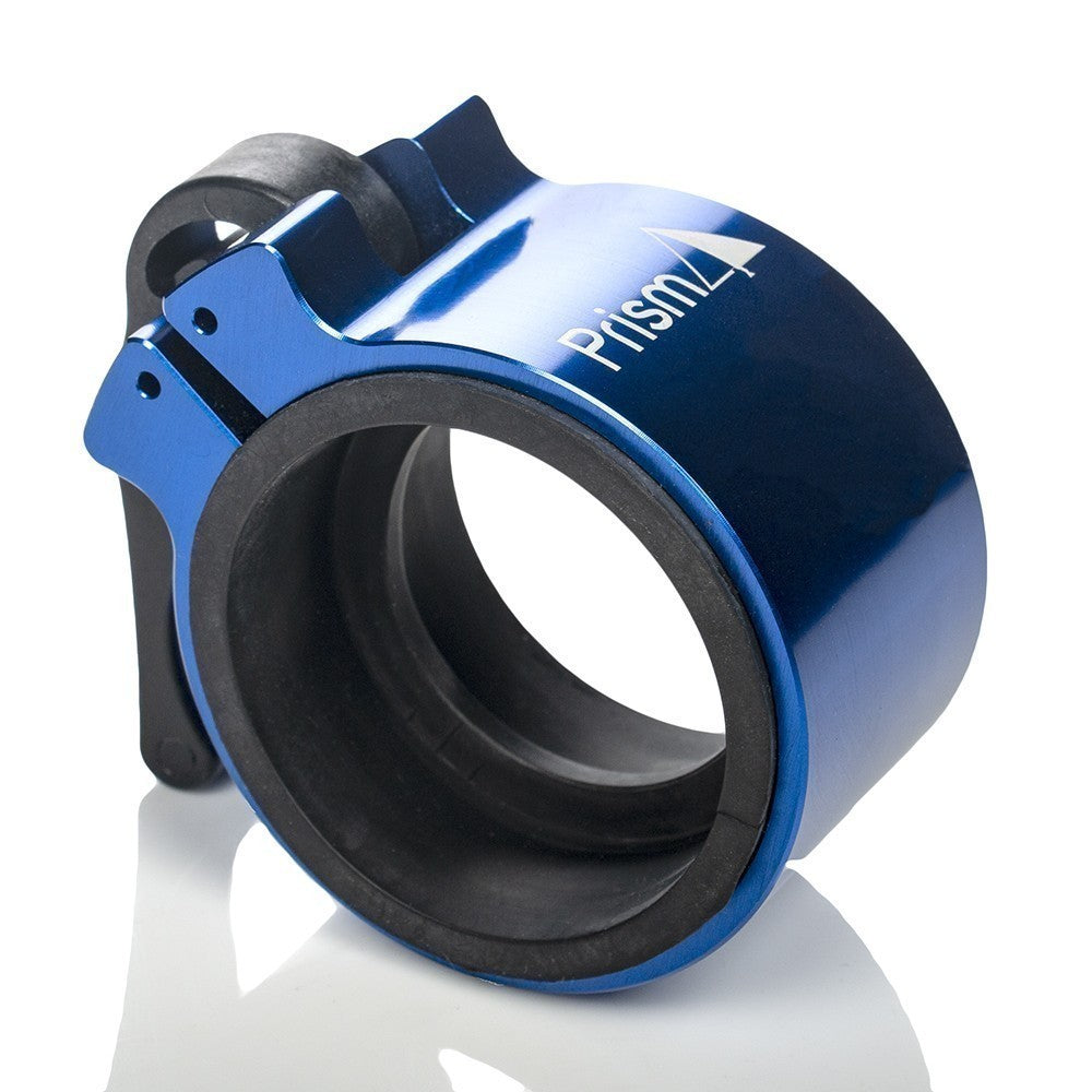 Prism Beaker Bong Pretty Done Pink Blue Clamp