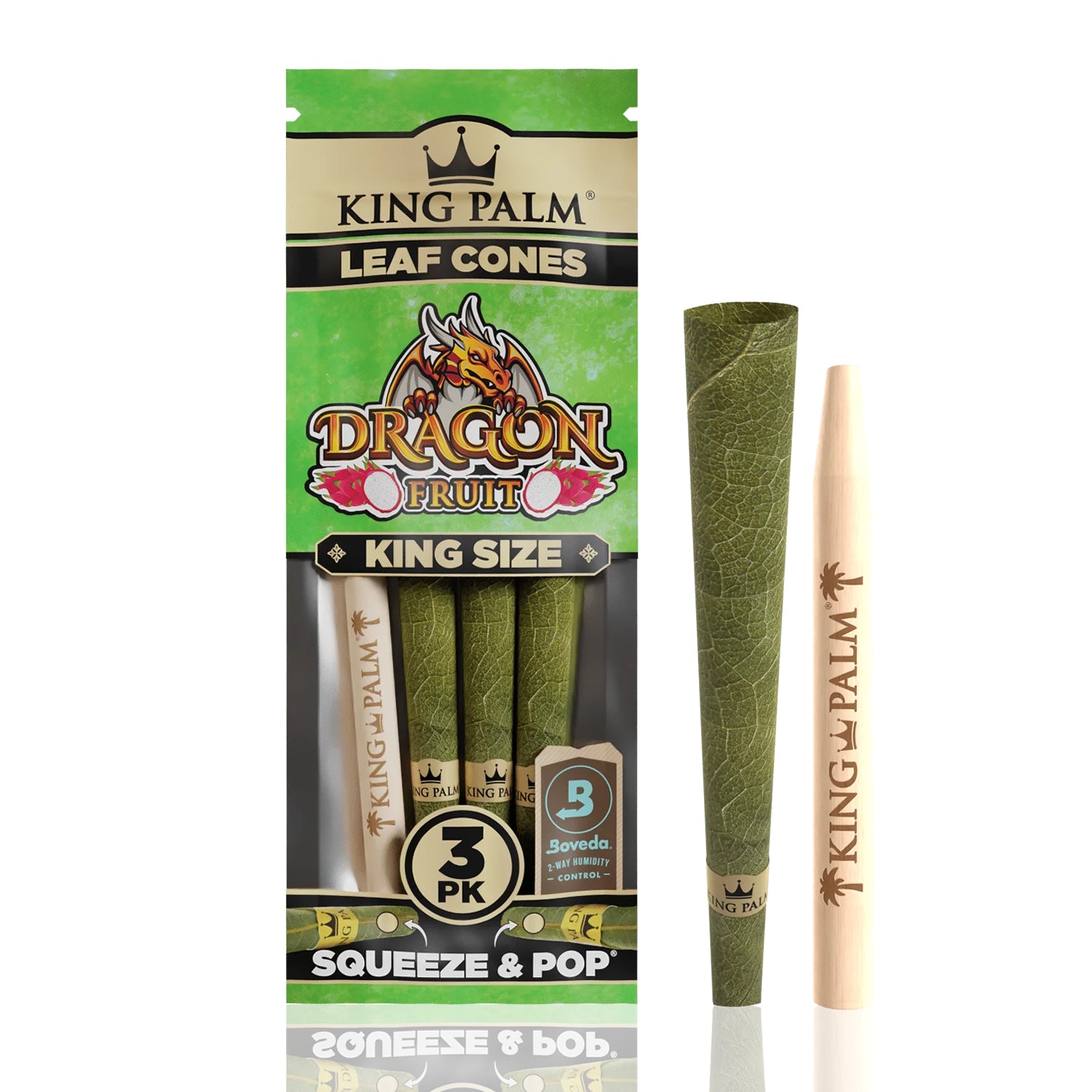 King Palm Leaf Cones 3 x Mixed Sampler Pack