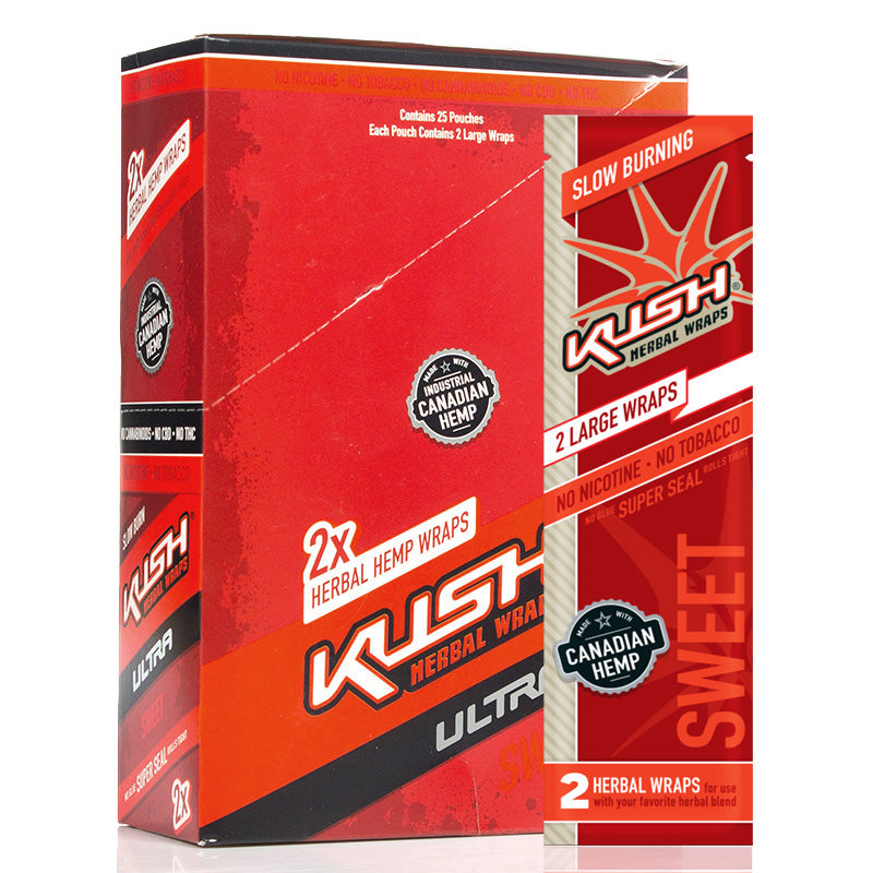 Kush Herbal Hemp Wraps 2pk