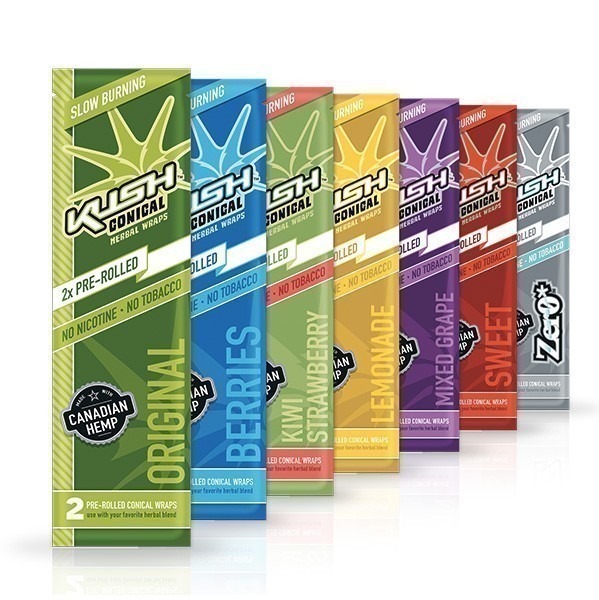 Kush Herbal Hemp Wraps 2pk