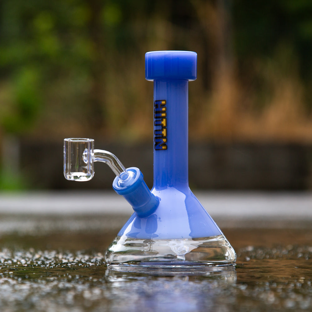 HITTN Glass Beaker Dab Rig 16cm Green