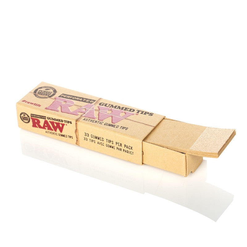 RAW rolling gummed filter tips