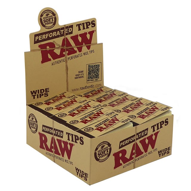Box of RAW rolling filter tips