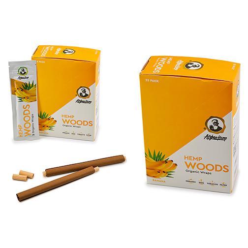 Bulk buy Afghan hemp woods banana flavoured blunt wraps.