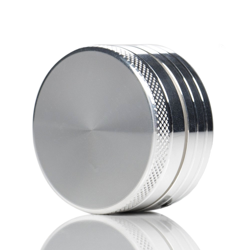 Aluminium weed grinder in silver at Easy Bong Australia.