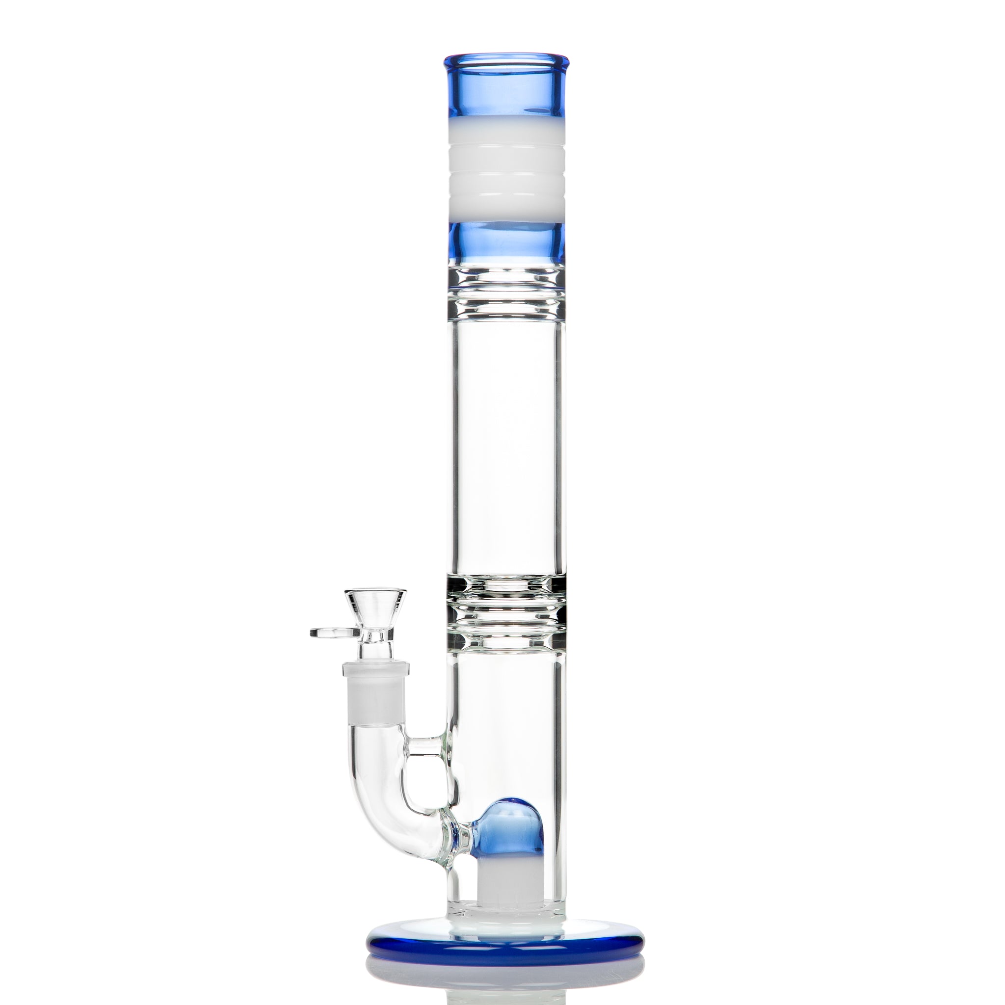 38cm straight glass bong with percolator.