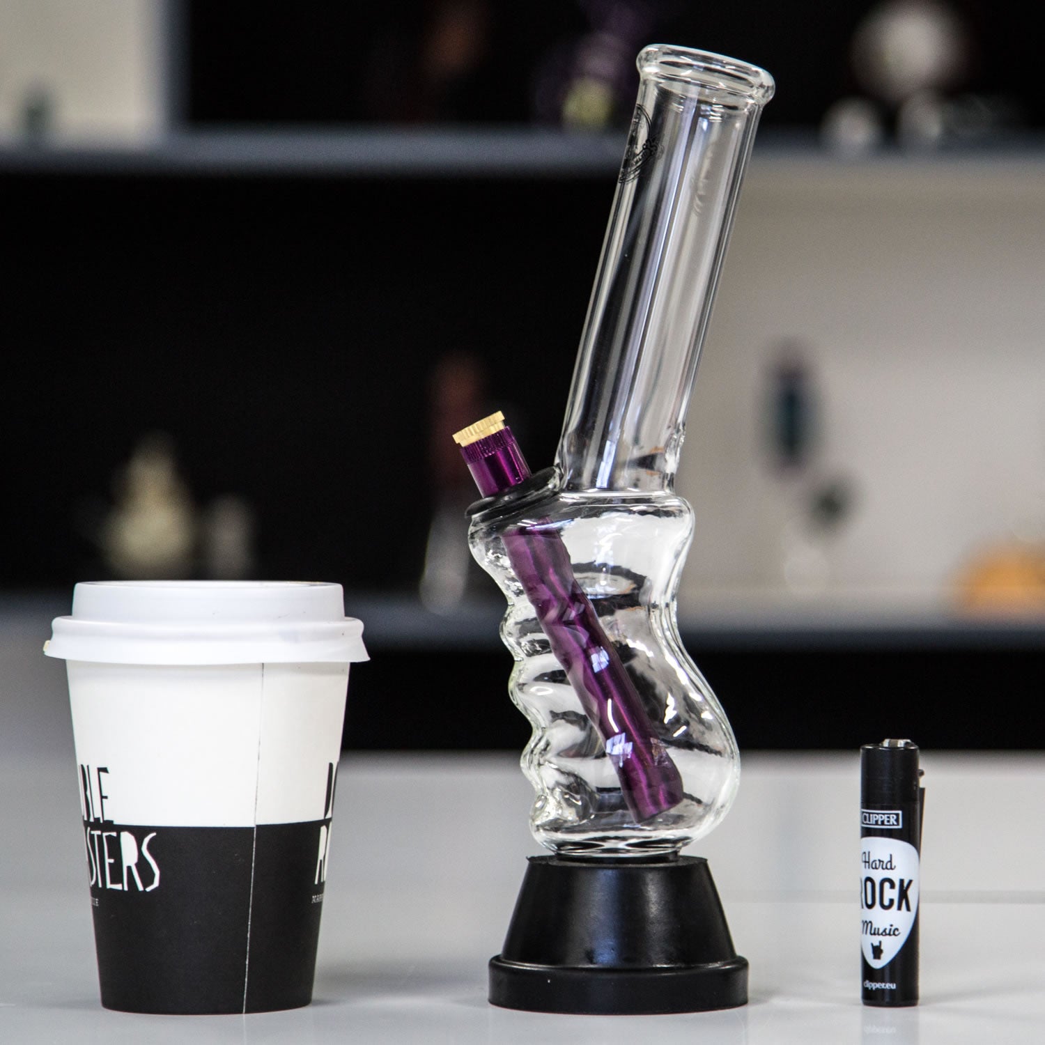 Agung Gripper Glass Bong Medium 29cm 1105