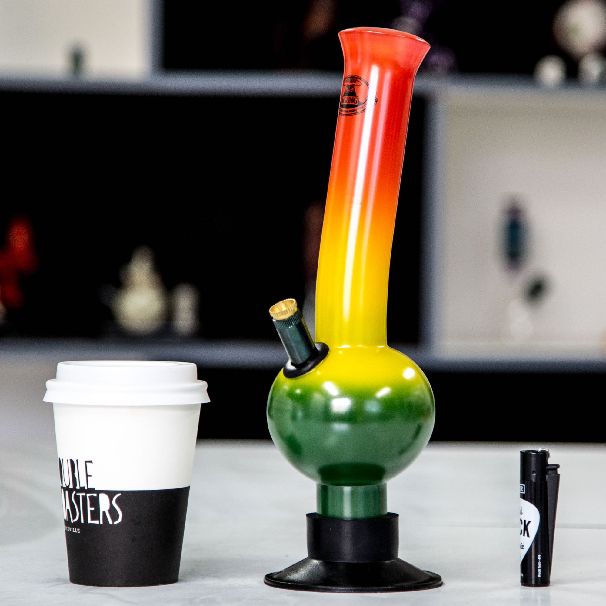 Agung Rastaman Glass Bong With Chamber 1155C 31cm