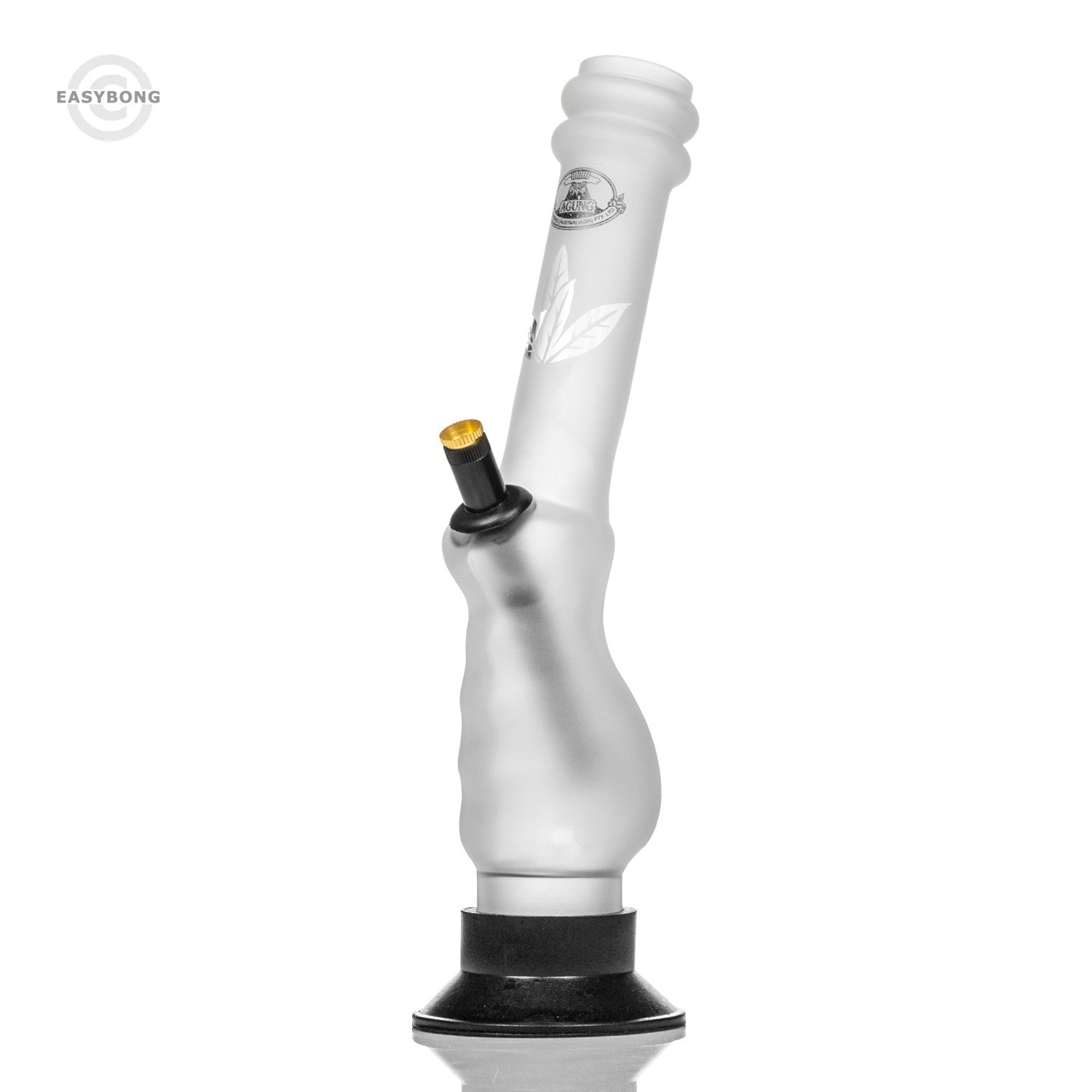 Agung Frosted Gripper Glass Bong 33cm 1188