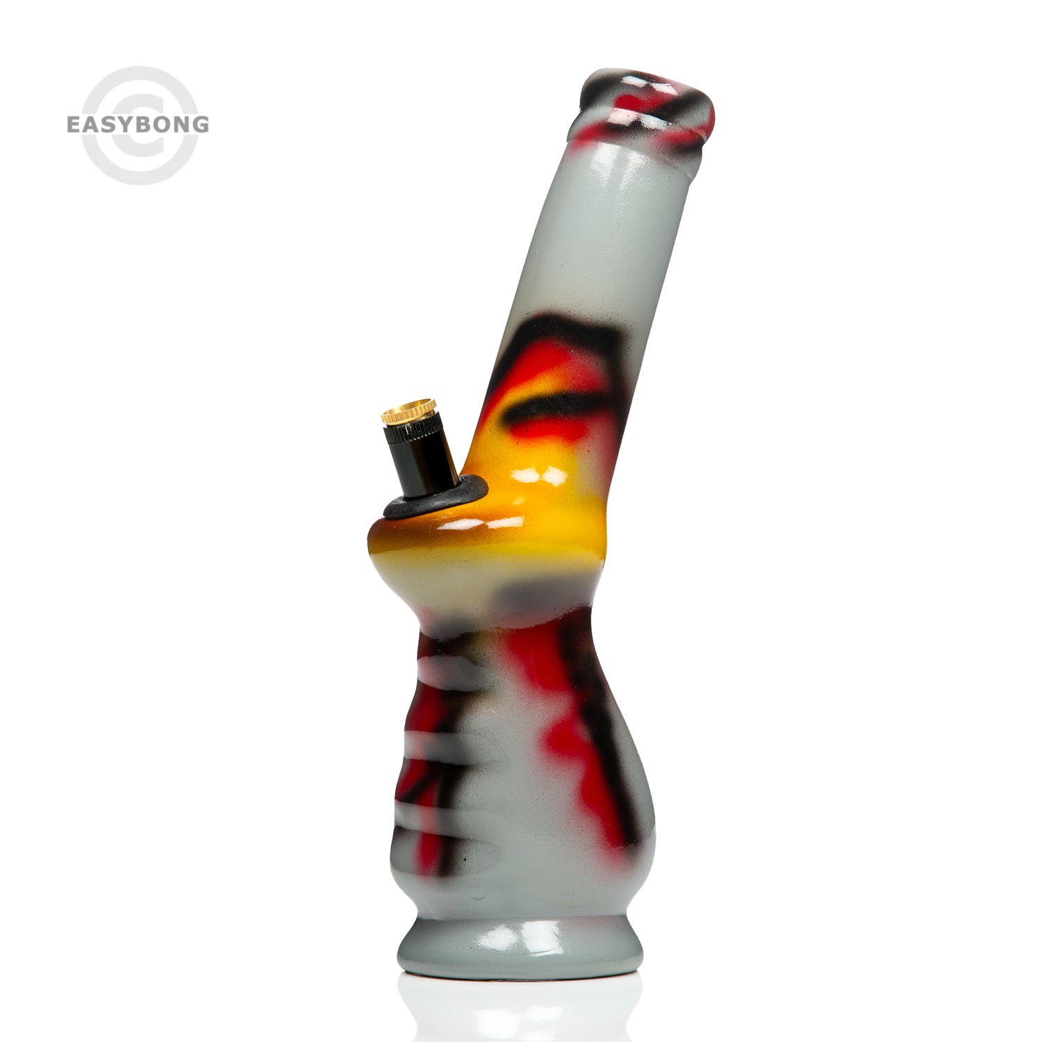 Agung Ceramic Gripper Bong 25cm Smokey 1272