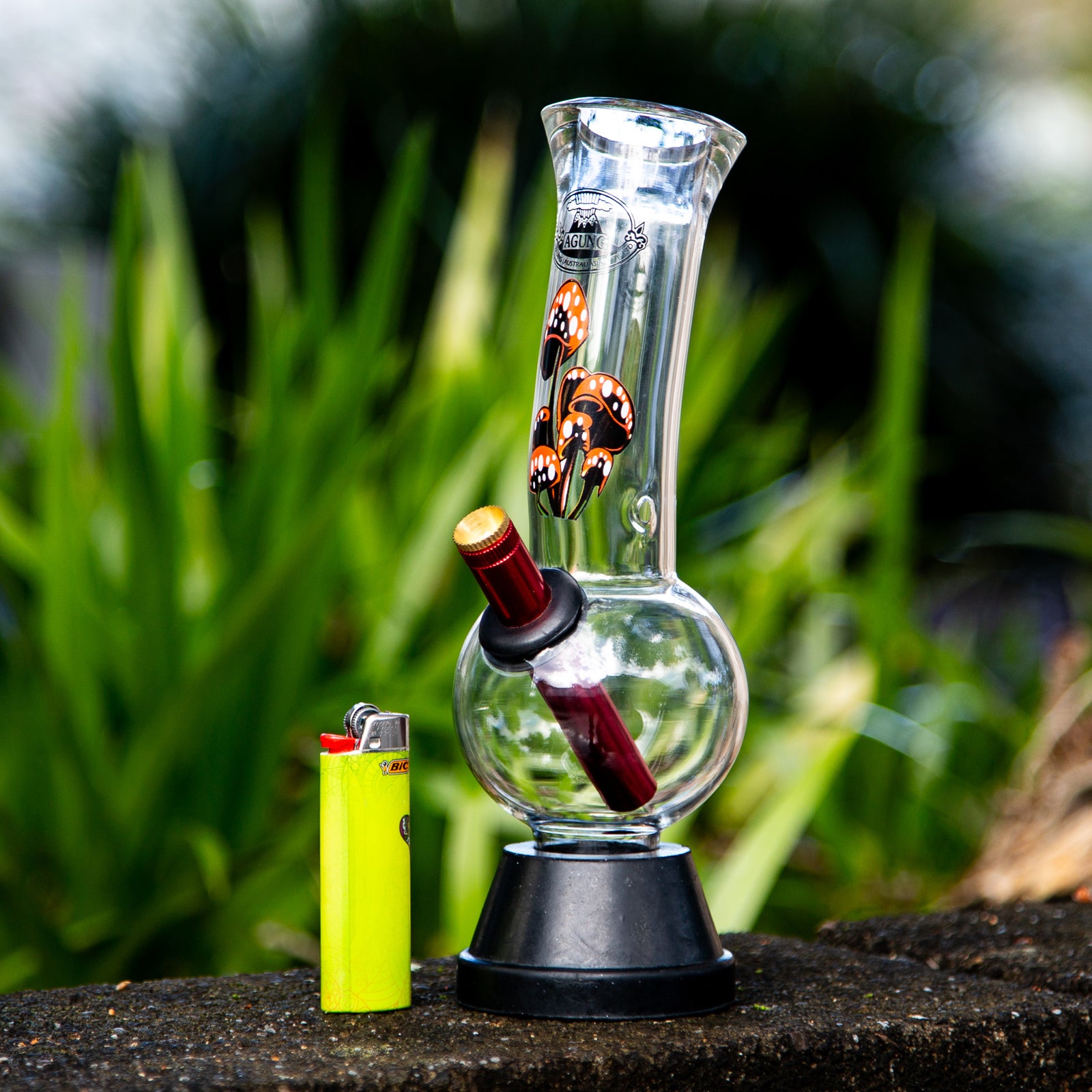 Agung Magic Mushy Glass Bong 1135 24cm