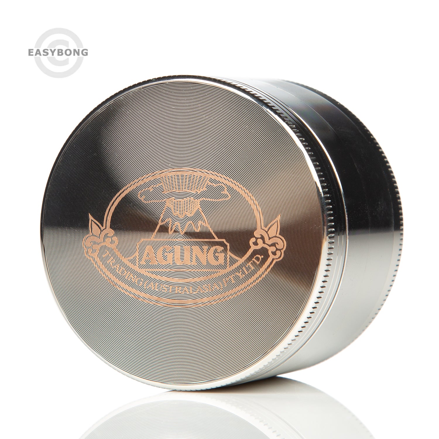Agung 4-Part Herb Grinder 60mm Silver
