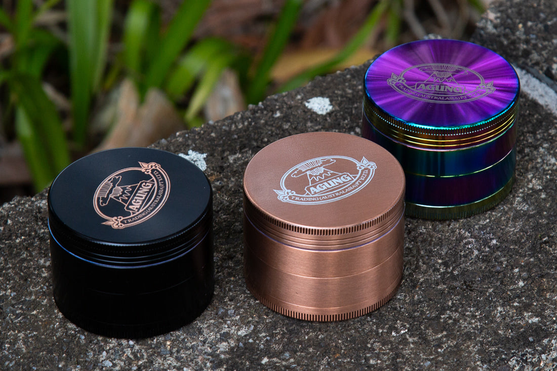Agung 4-Part Herb Grinder 60mm Green