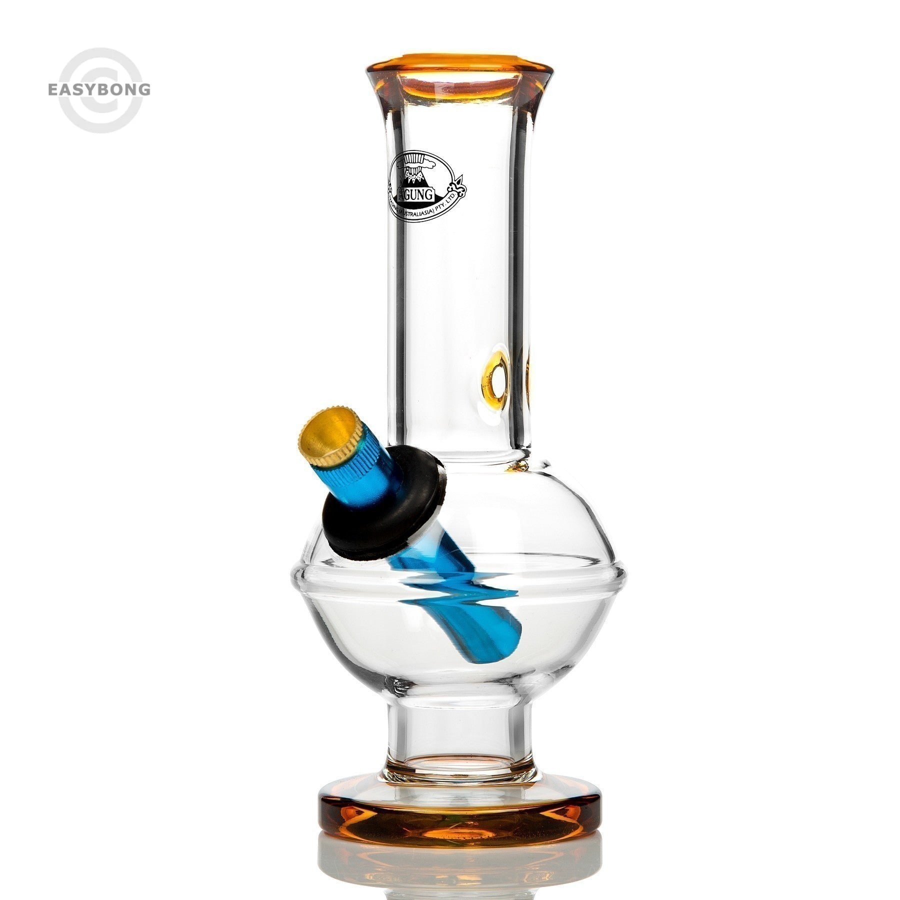 Agung Little Rascal Glass Bong 18cm Amber